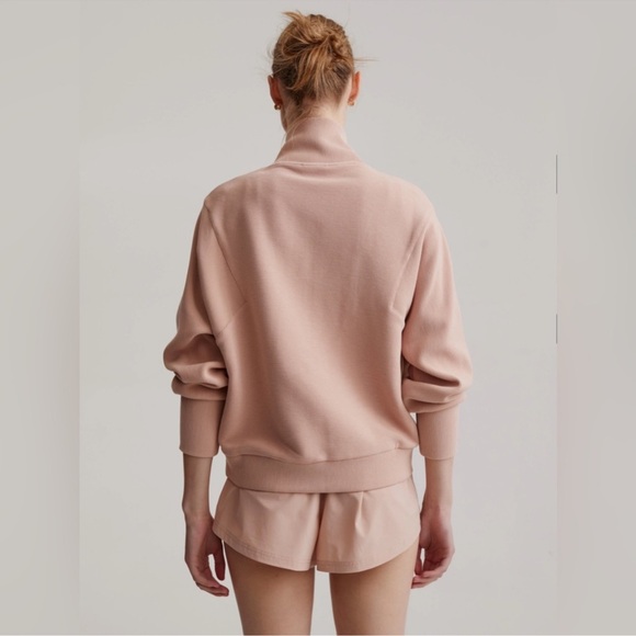Varley Alia Zip Through Jacket in Mahogany Rose - Picture 5 of 8
